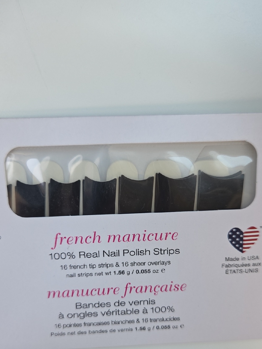 Color Street French Manicure Nail Strips - Gotham Night